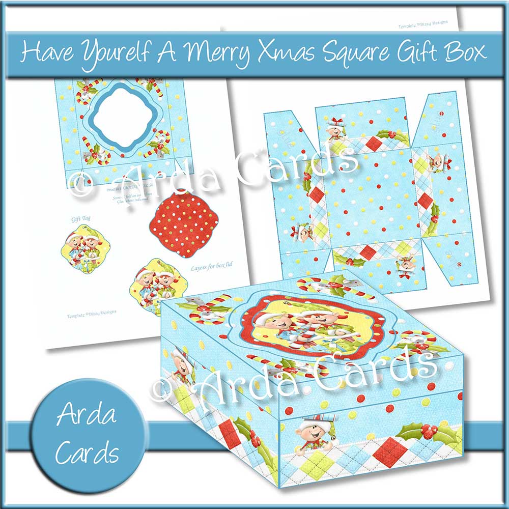 Have YourElf A Merry Christmas Square Gift Box