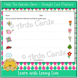 Help The Garden Grow Straight Line Practice