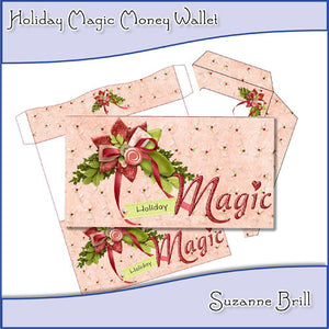Holiday Magic Money Wallet - The Printable Craft Shop