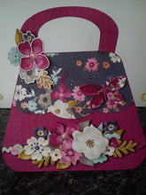 Load image into Gallery viewer, Floral Daze Handbag Card - The Printable Craft Shop