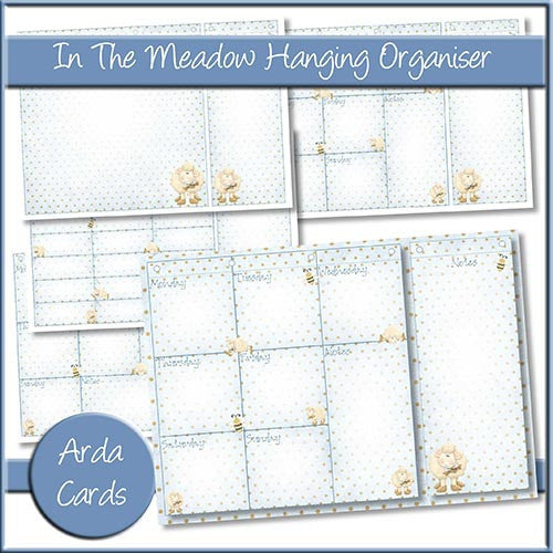 In The Meadow Hanging Organiser - The Printable Craft Shop