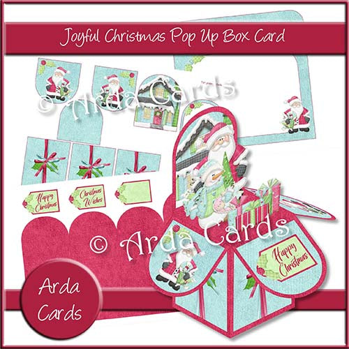 Joyful Christmas Pop Up Box Card