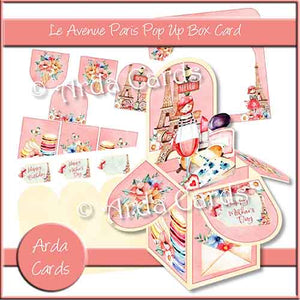 Le Avenue Paris Pop Up Box Card