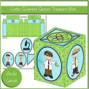 Little Scientist Secret Treasure Box - The Printable Craft Shop