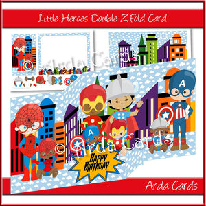 Little Heroes Z Fold Card