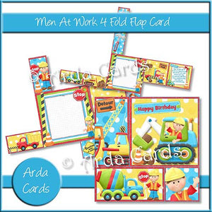 Printable 4 Fold Flap Card Bundle - The Printable Craft Shop - 8