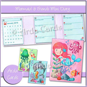 Mermaid & Friends Mini Diary