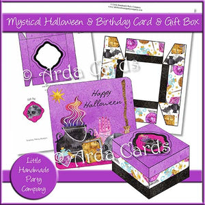 Mystical Halloween & Birthday Card & Gift Box