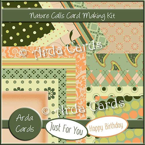 Nature Calls Card Making Kit - The Printable Craft Shop