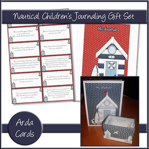 Nautical Children's Journaling Gift Set - The Printable Craft Shop