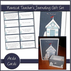 Nautical Teacher's Journaling Gift Set - The Printable Craft Shop