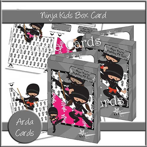 Ninja Kids Box Card