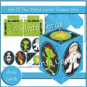 Out Of This World Secret Treasure Box - The Printable Craft Shop