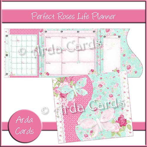 Perfect Roses Printable Life Planner - The Printable Craft Shop