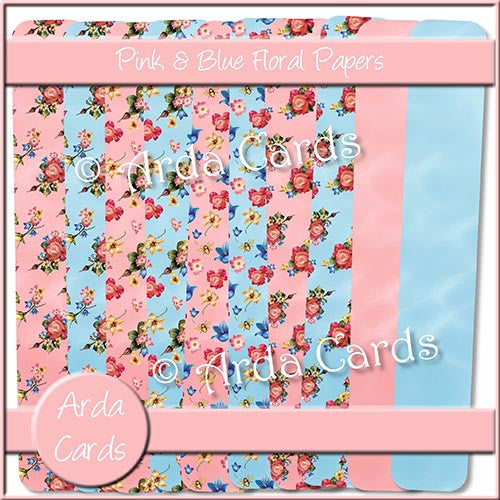 Floral Papers - The Printable Craft Shop