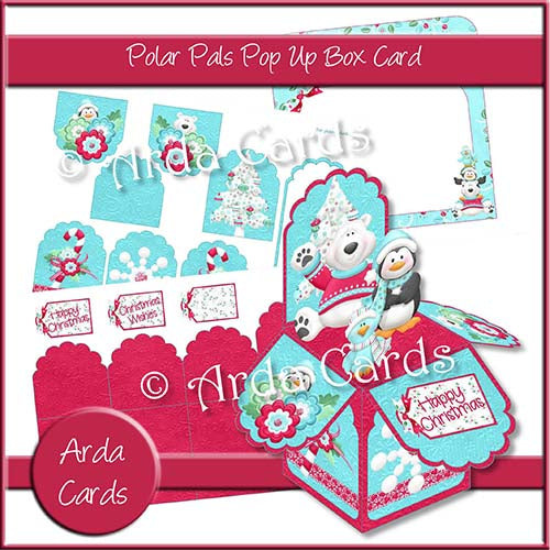 Polar Pals Pop Up Box Card