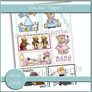 Random Toppers - The Printable Craft Shop