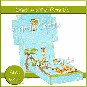 Safari Time Mini Pizza Box