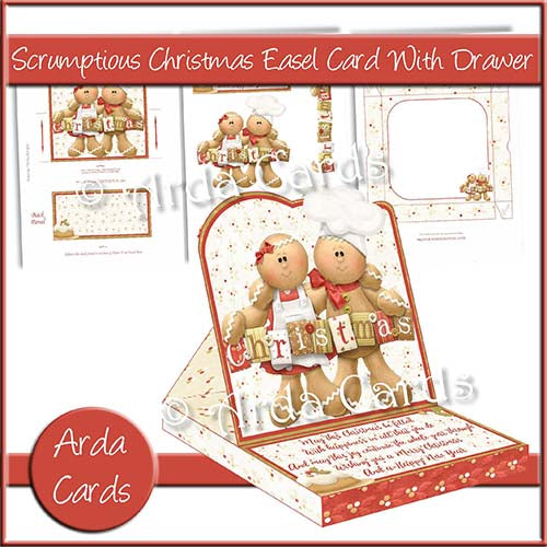 Scrumptious Christmas Easel Card With Drawer