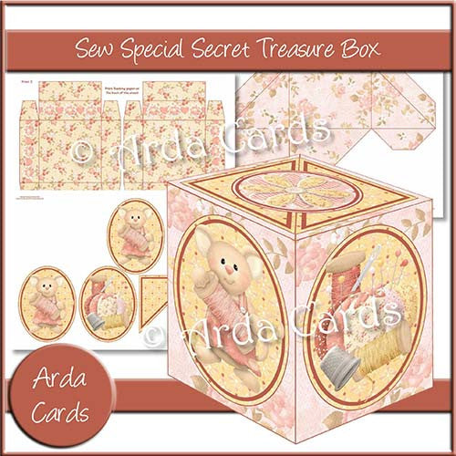 Sew Special Secret Treasure Box - The Printable Craft Shop