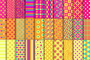 Sherbet Dip CU Scrapbook Papers Set 1