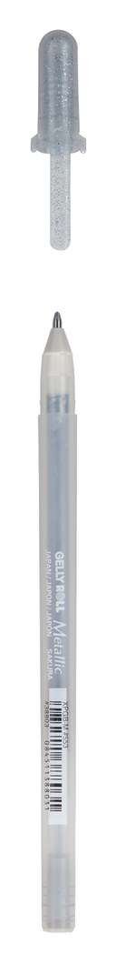 Metallic Silver Gelly Roll Pen from Sakura