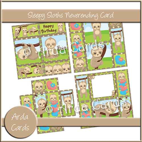 Sleepy Sloth Neverending Card