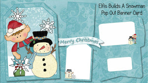 Christmas Pop Out Banner Card Bundle - The Printable Craft Shop