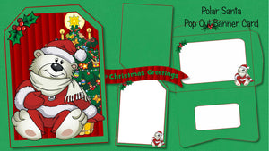Christmas Pop Out Banner Card Bundle - The Printable Craft Shop