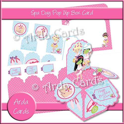 Spa Day Pop Up Box Charity Card: 20p to ActionAid