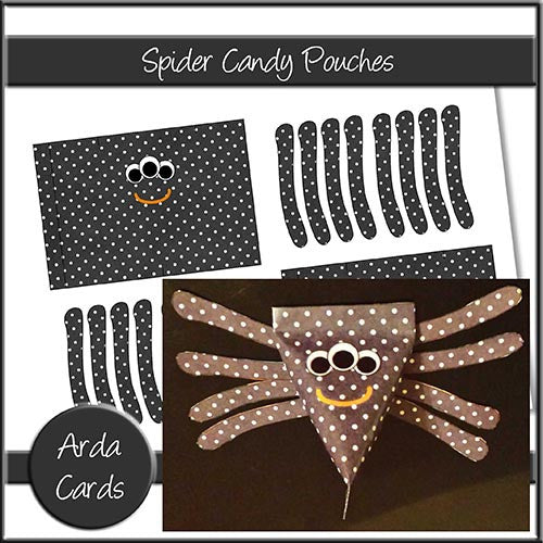 Spider Candy Pouches - The Printable Craft Shop