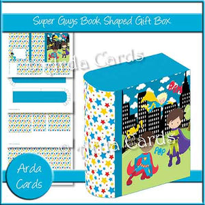 Super Guys Book Shaped Gift Box
