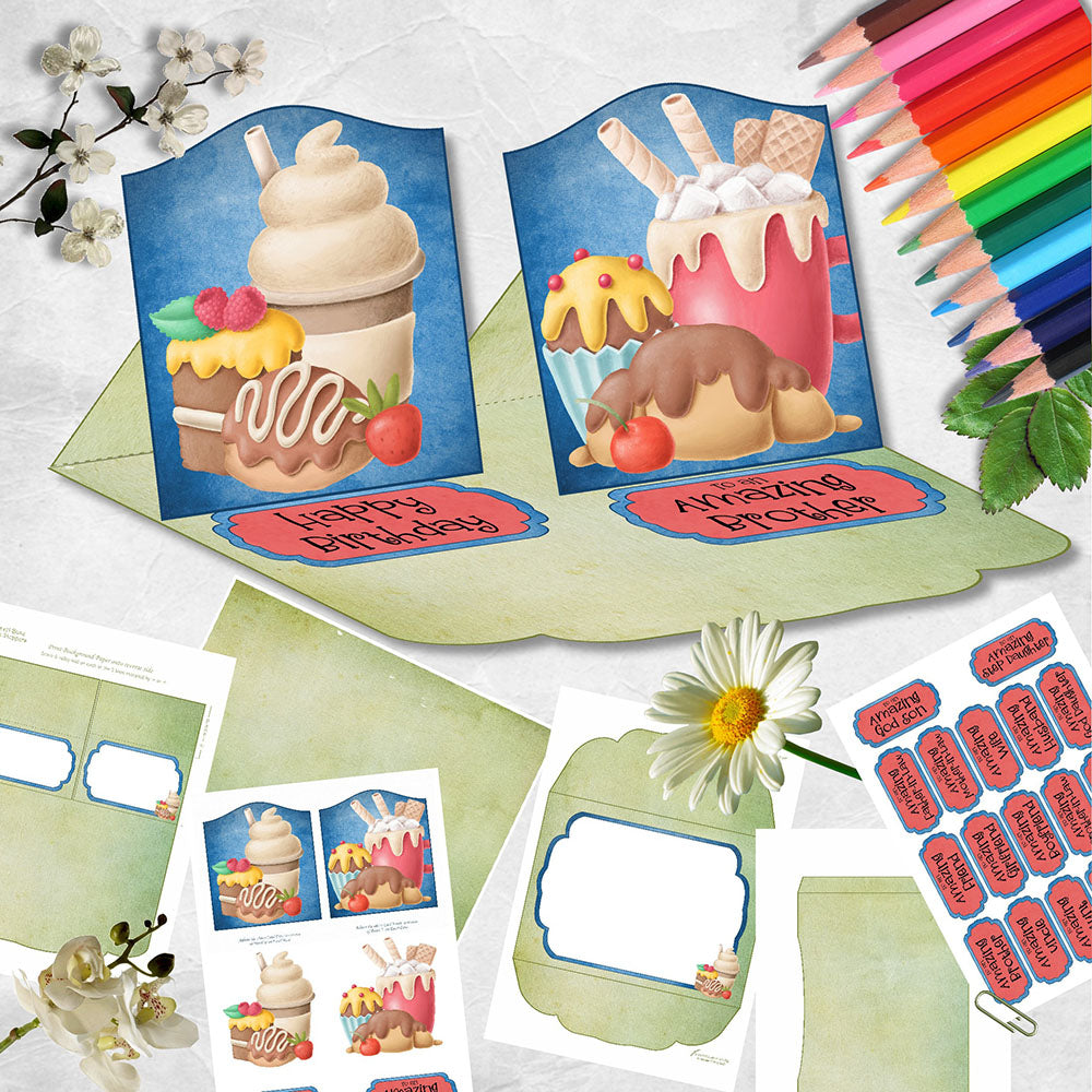 Sweet Birthday Double Easel Card