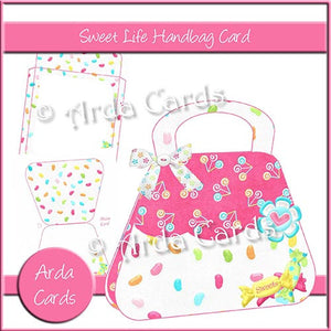 Sweet Life Handbag Card - The Printable Craft Shop