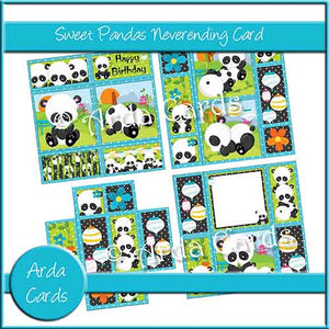 Sweet Pandas Neverending Card