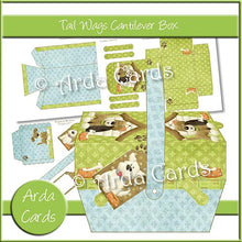 Load image into Gallery viewer, Tail Wags Cantilever Box - The Printable Craft Shop