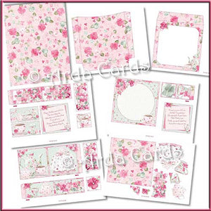 Teatime Delights 4 Fold Flap Card - The Printable Craft Shop - 3