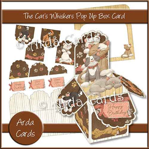 The Cat's Whiskers Pop Up Box Card