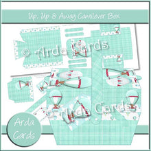 Load image into Gallery viewer, Up, Up &amp; Away Cantilever Box - The Printable Craft Shop