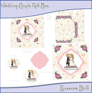 Wedding Couple Gift Box - The Printable Craft Shop