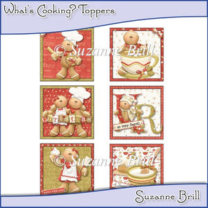What's Cooking? Toppers - The Printable Craft Shop