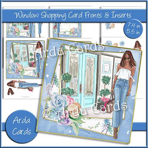 Window Shopping 7.4in & 5.5in Card Fronts & Inserts