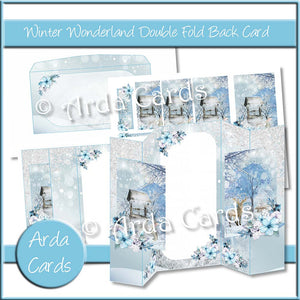 Winter Wonderland Double Fold Back Card