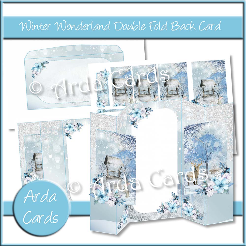 Winter Wonderland Double Fold Back Card