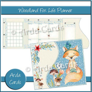 Woodland Fox Printable Life Planner - The Printable Craft Shop
